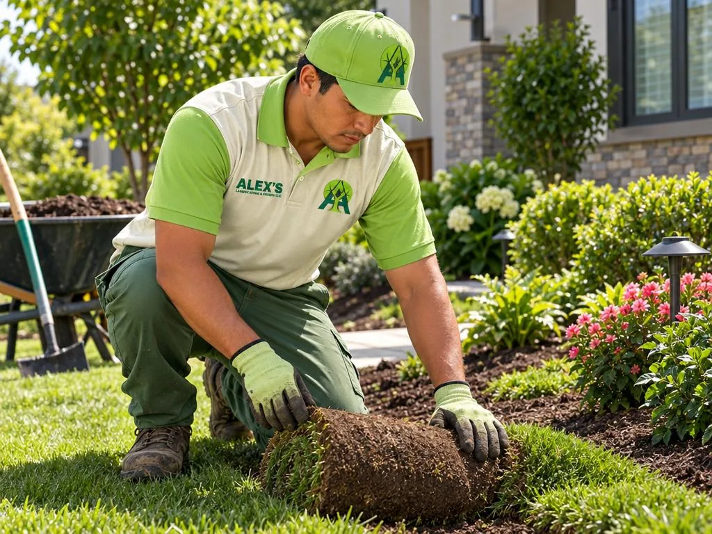 Landscape design and maintenance work
